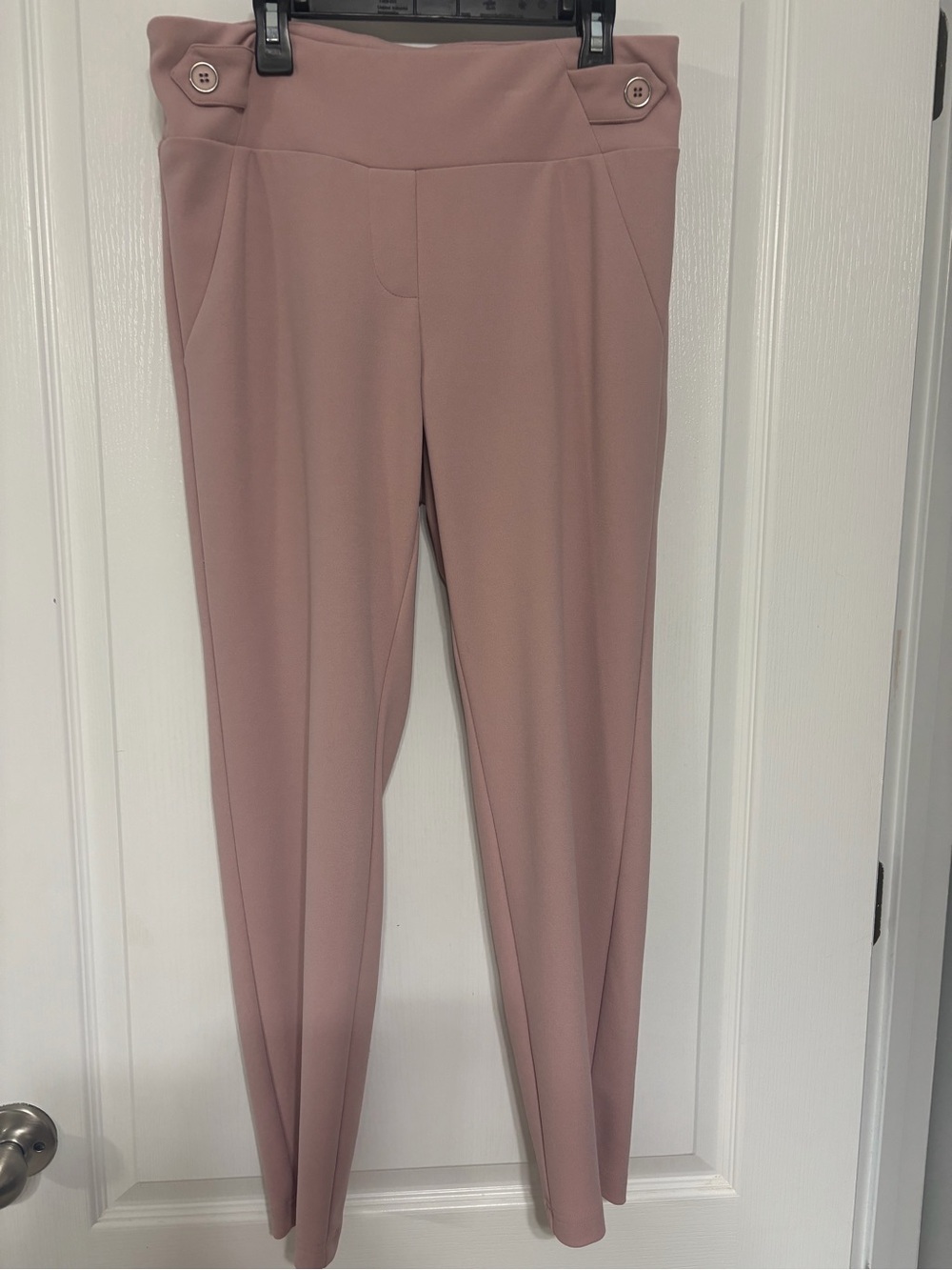 Soho Mauve Skinny Ponte Pull-On Pants